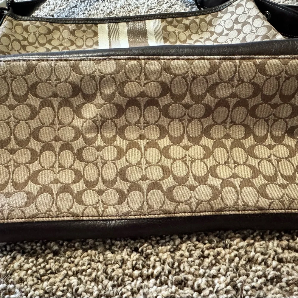 Coach Legacy Duffle Bucket Shoulder Bag, Brown - Picture 10 of 16